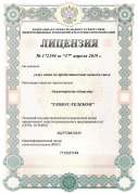 Лицензия Федеральной службы по надзору в сфере связи, информационных технологий и массовых коммуникаций № 172194 